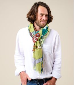 BRISTOL Foulard en Coton - - Storiatipic BRISTOL Foulard en Coton - - Storiatipic
