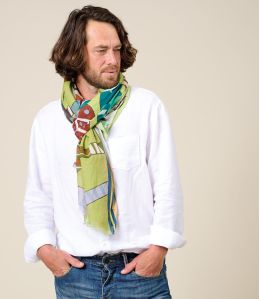 BRISTOL Foulard en Coton - - Storiatipic BRISTOL Foulard en Coton - - Storiatipic