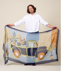 BUGGY Foulard en Coton - - Storiatipic BUGGY Foulard en Coton - - Storiatipic