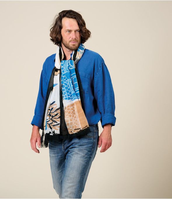 BUGGY Foulard en Coton - - Storiatipic