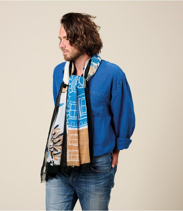 BUGGY Foulard en Coton - - Storiatipic