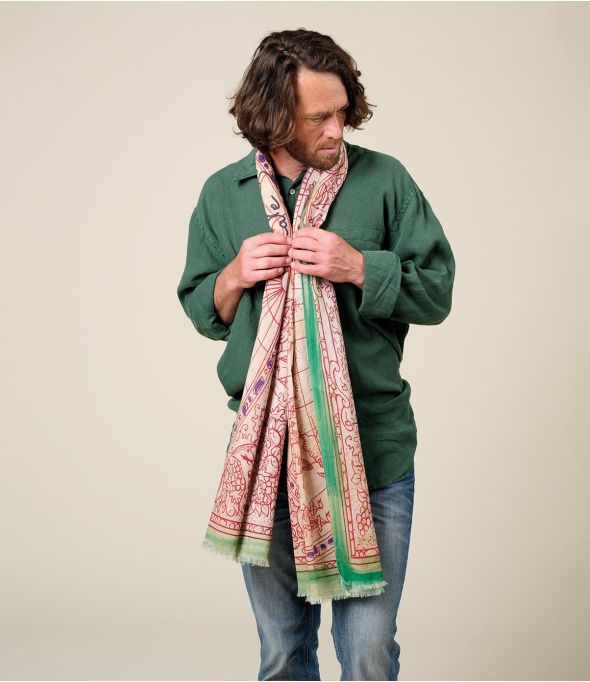 MONDO Sciarpa in Cotone - - Storiatipic
