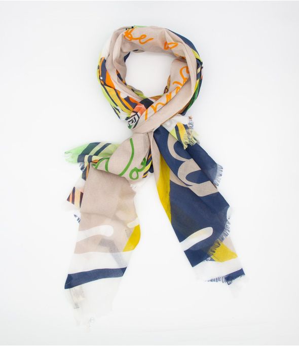 LATINA Foulard en Coton - - Storiatipic