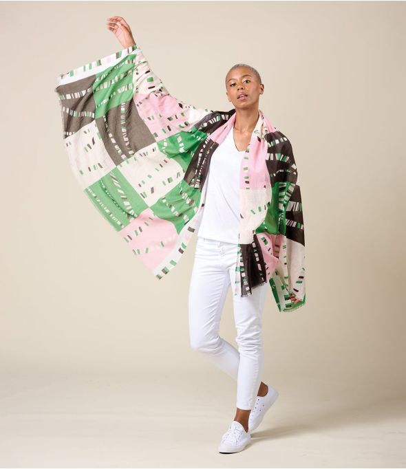 LAGOS Cotton Scarf - - Storiatipic