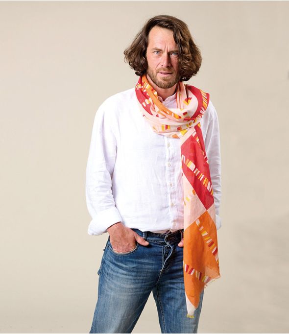 LAGOS Foulard en Coton - - Storiatipic