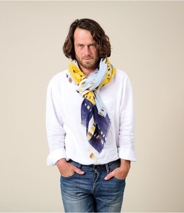 LAGOS Foulard en Coton - - Storiatipic