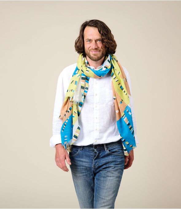 LAGOS Foulard en Coton - - Storiatipic