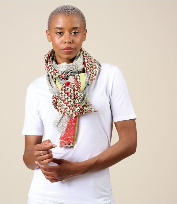 FOXY Foulard en Coton - - Storiatipic