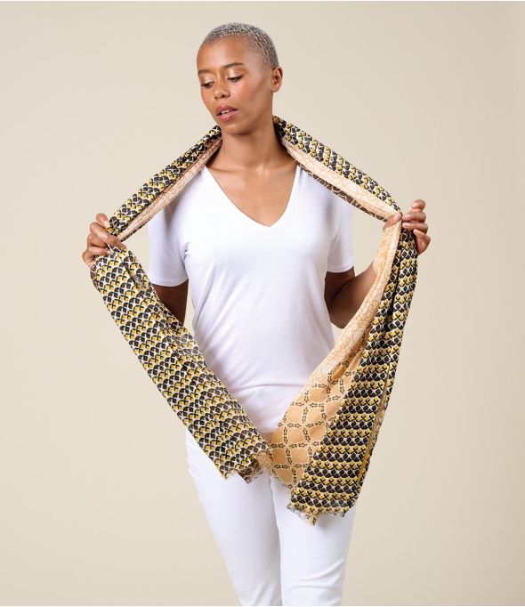 FOXY Foulard en Coton - - Storiatipic