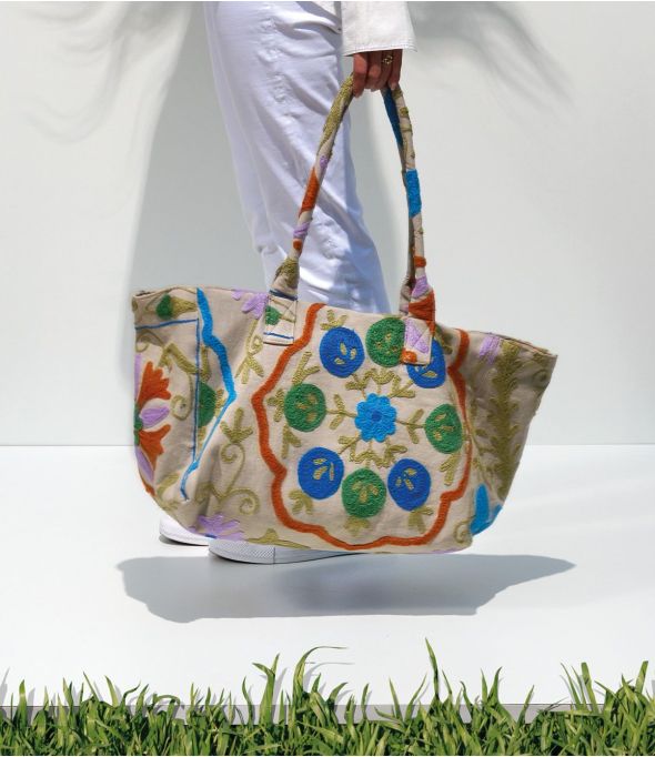 CRUISE FIORI Katoenen Tas - - Storiatipic