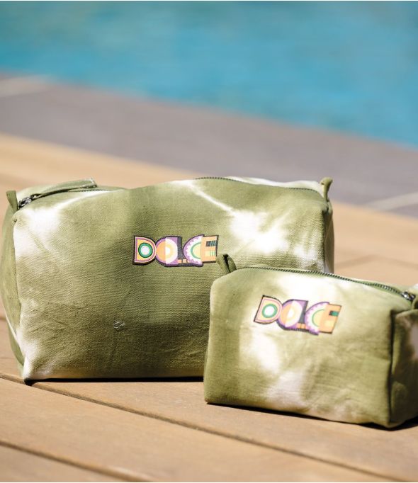 COSM IBIZA KAKI Trousses de toilettes en Coton - - Storiatipic