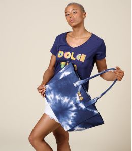 Bolso de algodón CRUISE IBIZA NAVY - - Storiatipic Bolso de algodón CRUISE IBIZA NAVY - - Storiatipic