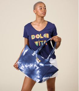 Bolso de algodón CRUISE IBIZA NAVY - - Storiatipic Bolso de algodón CRUISE IBIZA NAVY - - Storiatipic