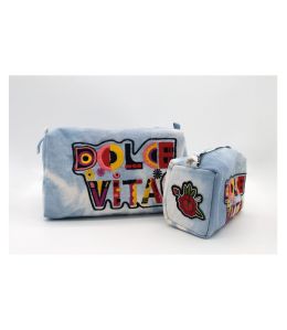 COSM BALI CIEL Cotton toilet bags - - Storiatipic COSM BALI CIEL Cotton toilet bags - - Storiatipic