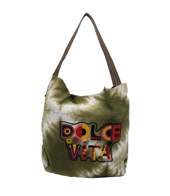 Bolso de algodón DODO BALI KHAKI - - Storiatipic