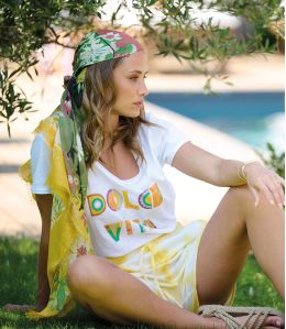 VITA DOLCE VITA BLANC T-shirt en Coton - 2