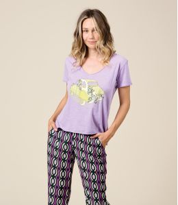 VITA DINA PARME Cotton T-shirt - - Storiatipic VITA DINA PARME Cotton T-shirt - - Storiatipic