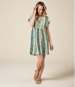 STELLA ROMA GRÜN Kleid aus Viskose - - Storiatipic