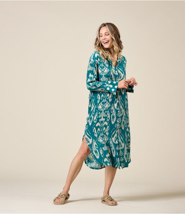 SOFIA MALAGA CANARD Robe en Viscose - - Storiatipic