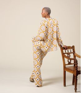 SASHA MANDALA ORANGE Viscose Trousers - - Storiatipic SASHA MANDALA ORANGE Viscose Trousers - - Storiatipic