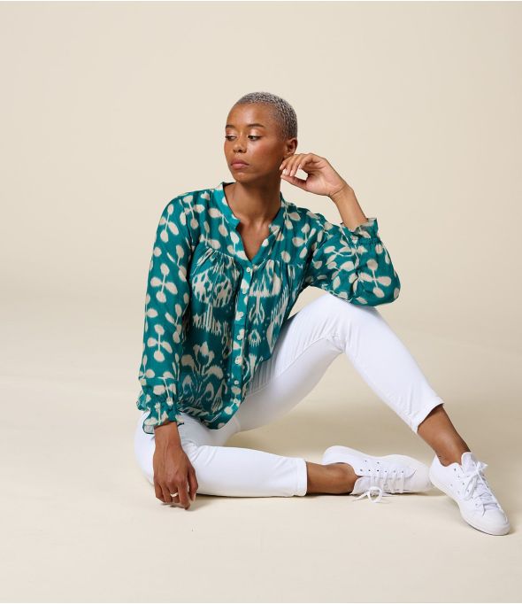 NAEL MALAGA DUCK Blusa in modale, viscosa - - Storiatipic