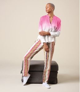 MILA TIE BLUSA IN COTONE FUCSIA - - Storiatipic