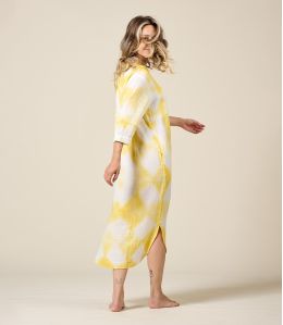 LISA IBIZA JAUNE Robe en Coton - 3