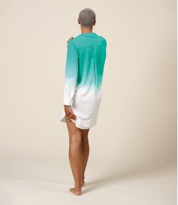 LETO TIE VERT Robe en Coton - 3