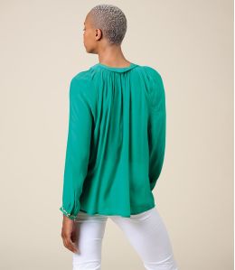 Blusa de viscosa LAURA GREKO MINT - - Storiatipic Blusa de viscosa LAURA GREKO MINT - - Storiatipic