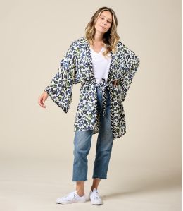 KIMONO FLEURS Kimono en Viscose - 2