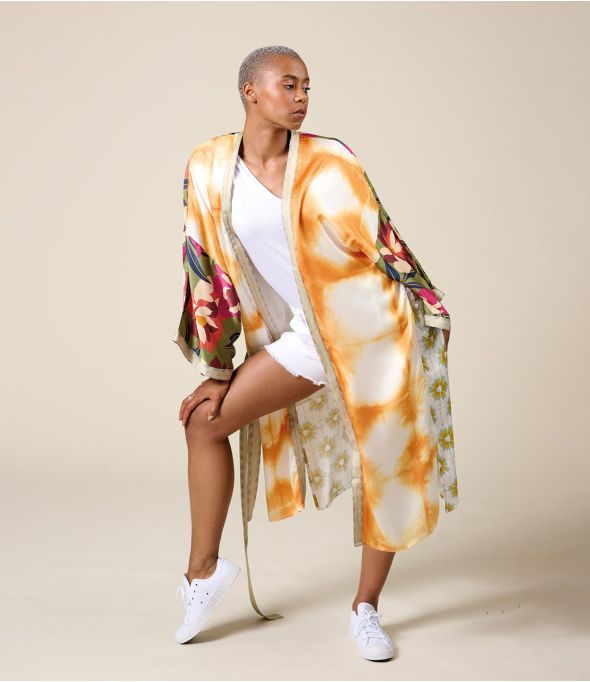 KIMONO BOHO Viscose Kimono - - Storiatipic