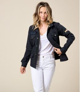 JESS DOLCE BLACK Giacca in cotone, Tencel, Spendex - - Storiatipic JESS DOLCE BLACK Giacca in cotone, Tencel, Spendex - - Storiatipic