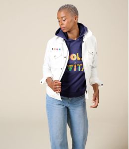 JESS DOLCE BLANC Veste en Coton, Tencel, Spendex - - Storiatipic JESS DOLCE BLANC Veste en Coton, Tencel, Spendex - - Storiatipic