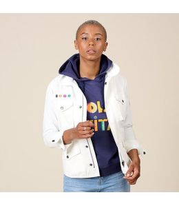 JESS DOLCE BLANC Veste en Coton, Tencel, Spendex - - Storiatipic JESS DOLCE BLANC Veste en Coton, Tencel, Spendex - - Storiatipic