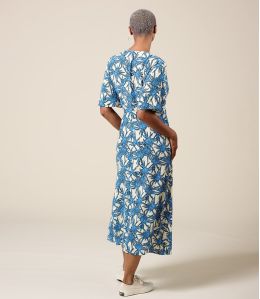 JANIE PALMA BLEU Robe en Viscose - 3