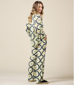 FRAN MANDALA ANTHRACITE Modal shirt - - Storiatipic FRAN MANDALA ANTHRACITE Modal shirt - - Storiatipic