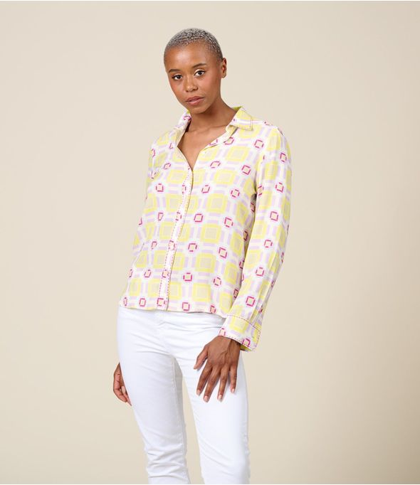FRAN LILI PARMA Camicia in modal - - Storiatipic