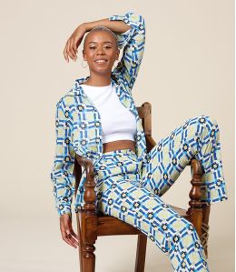 FRAN LILI Modal Hemd in Blau - - Storiatipic FRAN LILI Modal Hemd in Blau - - Storiatipic
