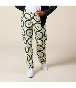 FAUVE MANDALA ANTHRACITE Pantalon en Viscose - - Storiatipic FAUVE MANDALA ANTHRACITE Pantalon en Viscose - - Storiatipic