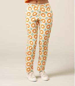 FAUVE LILI ORANGE Viscose Pants - - Storiatipic FAUVE LILI ORANGE Viscose Pants - - Storiatipic