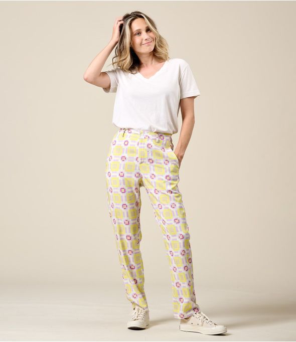 FAUVE LILI PARMA Pantalone in viscosa - - Storiatipic