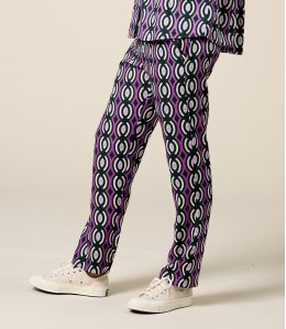 FAUVE BARI PLUM Viscose broek - - Storiatipic FAUVE BARI PLUM Viscose broek - - Storiatipic