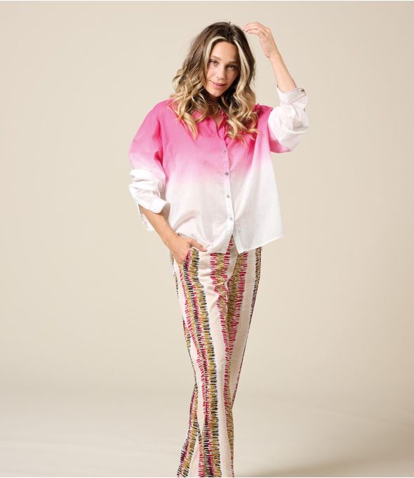 COSY TIE FUCSIA Camicia in cotone - - Storiatipic