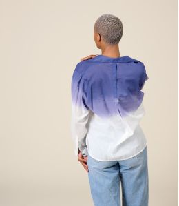 COSY TIE MARINE Cotton shirt - - Storiatipic COSY TIE MARINE Cotton shirt - - Storiatipic