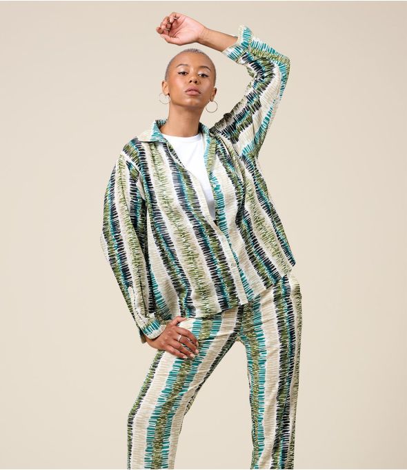 COSY ROMA GREEN Cotton shirt - - Storiatipic