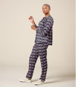 AGNES BARI PLUM Blusa in cotone - - Storiatipic