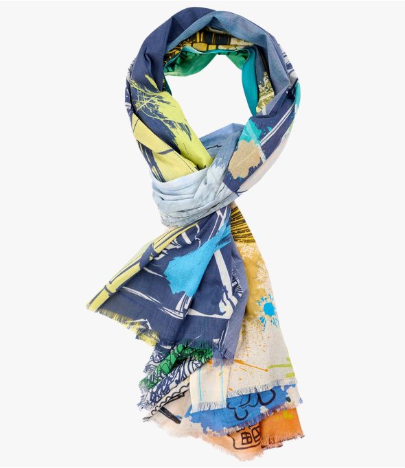 ADON Foulard en Coton - - Storiatipic