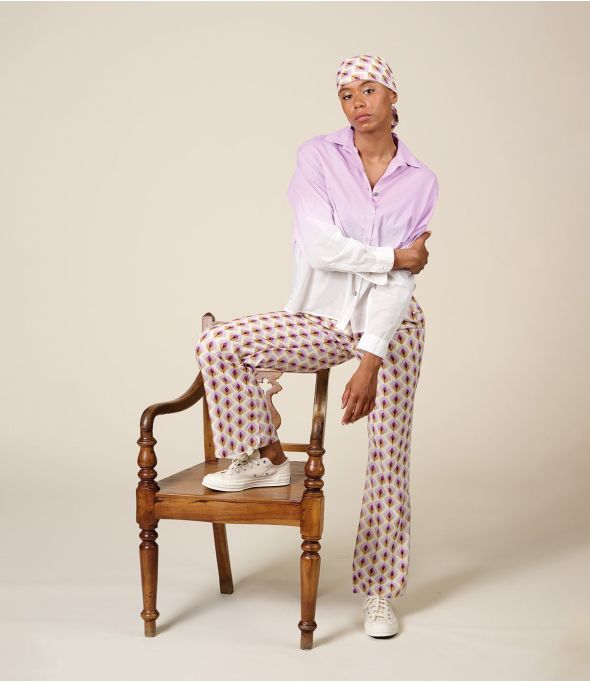 SASHA CALVI PARME Pantalon en Viscose - - Storiatipic