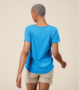 Camiseta de algodón VITA PARIS BLUE - - Storiatipic Camiseta de algodón VITA PARIS BLUE - - Storiatipic