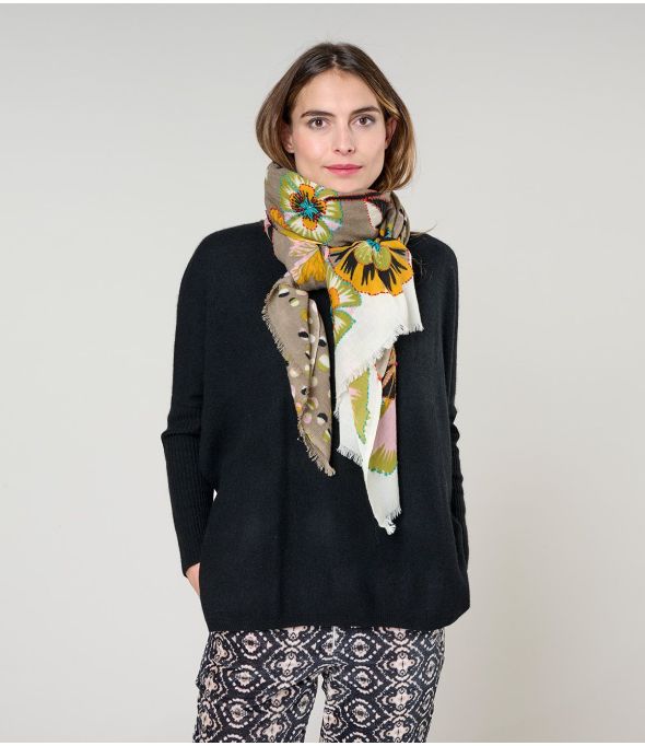 Bufanda de lana ALOISE - - Storiatipic